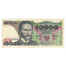 Billet, Pologne, 10,000 Zlotych, 1988, 1988-12-01, KM:151b, TTB