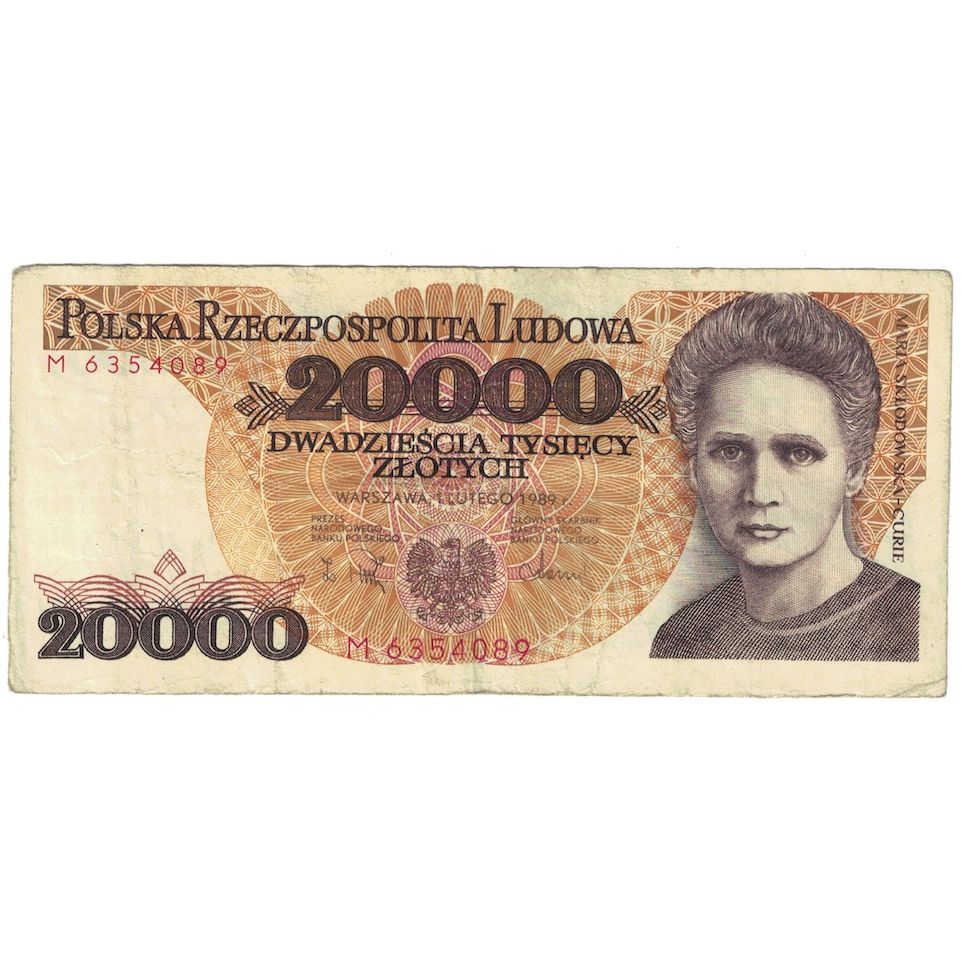 Banconote, Polonia, 20,000 Zlotych, 1989, 1989-02-01, KM:152a, BB