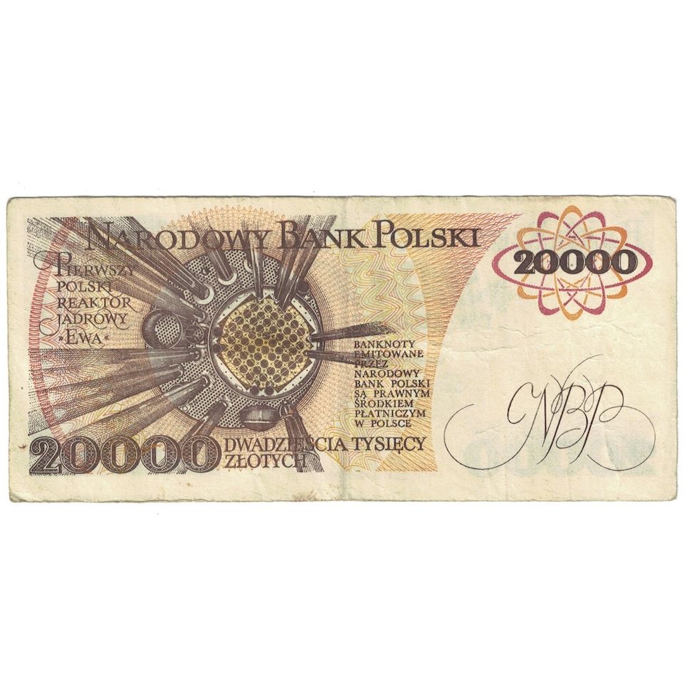 Banconote, Polonia, 20,000 Zlotych, 1989, 1989-02-01, KM:152a, BB