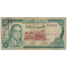 Billete, 50 Dirhams, 1970, Marruecos, KM:58a, RC+