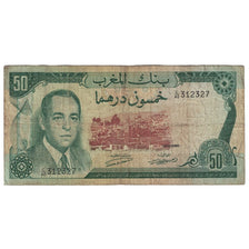 Biljet, Marokko, 50 Dirhams, 1970, KM:58a, TB