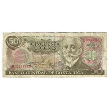Banknote, Costa Rica, 50 Colones, 1984, 1984-08-28, KM:251b, VF(20-25)