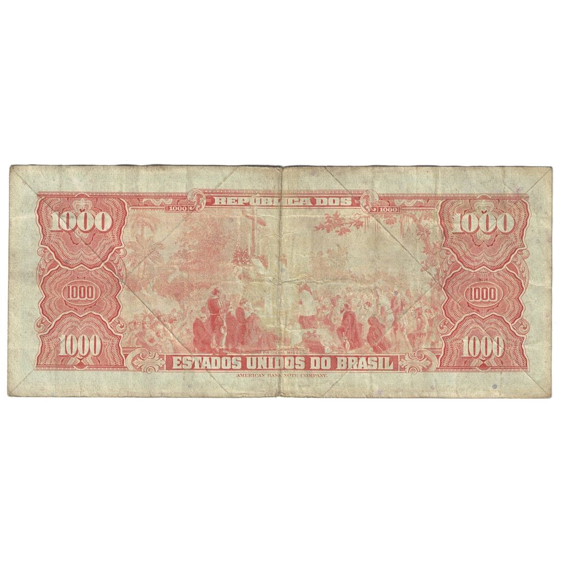 Banknote, Brazil, 1000 Cruzeiros, 1963, KM:173c, VF(20-25)