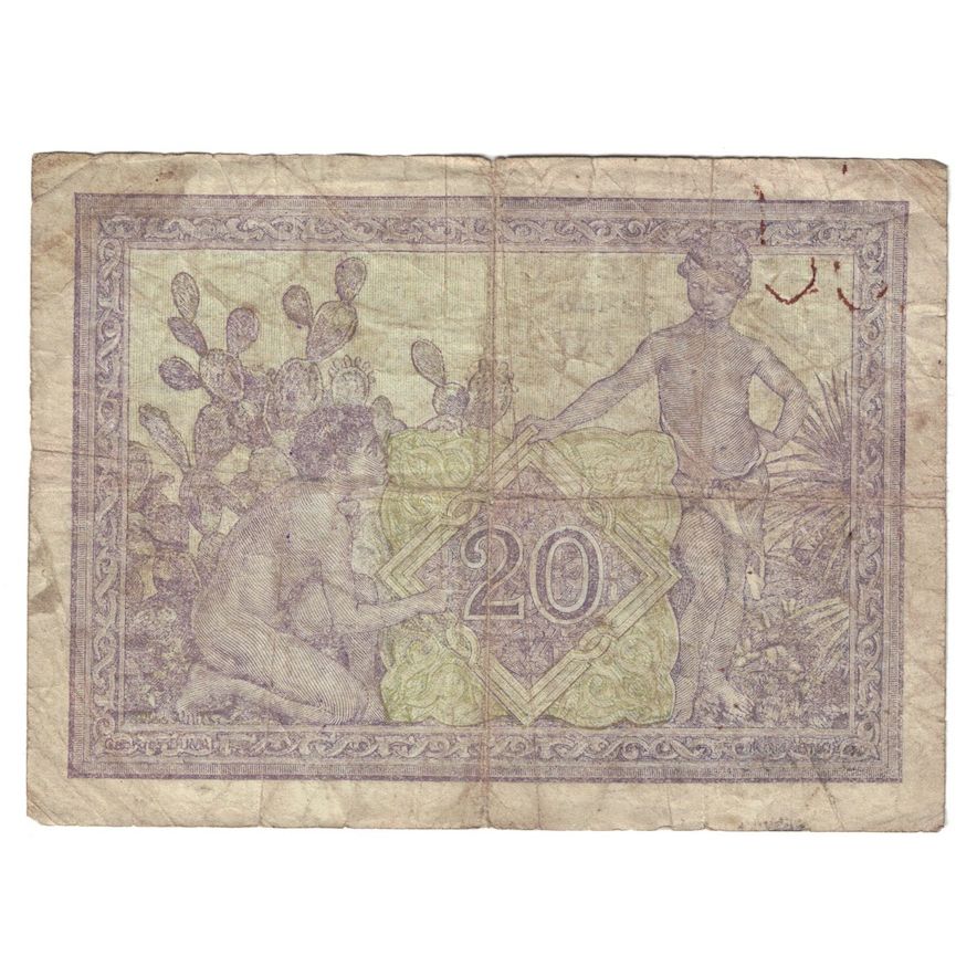 Banknote, Algeria, 20 Francs, 1945, 1945-04-03, KM:92b, F(12-15)