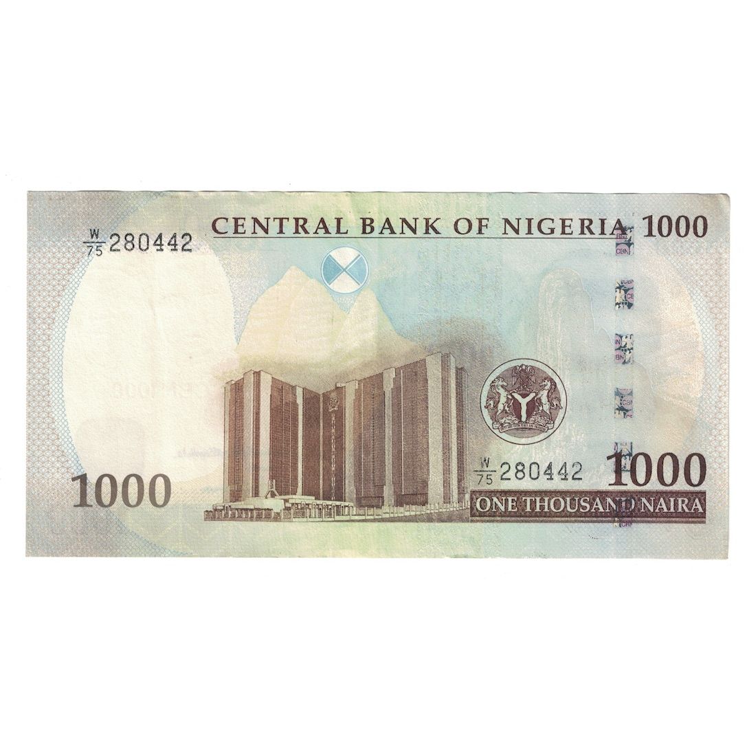 Banknote, Nigeria, 1000 Naira, 2017, AU(55-58)