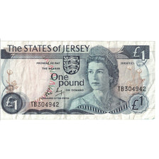 Banknote, Jersey, 1 Pound, Undated (1976-1988), KM:11b, EF(40-45)