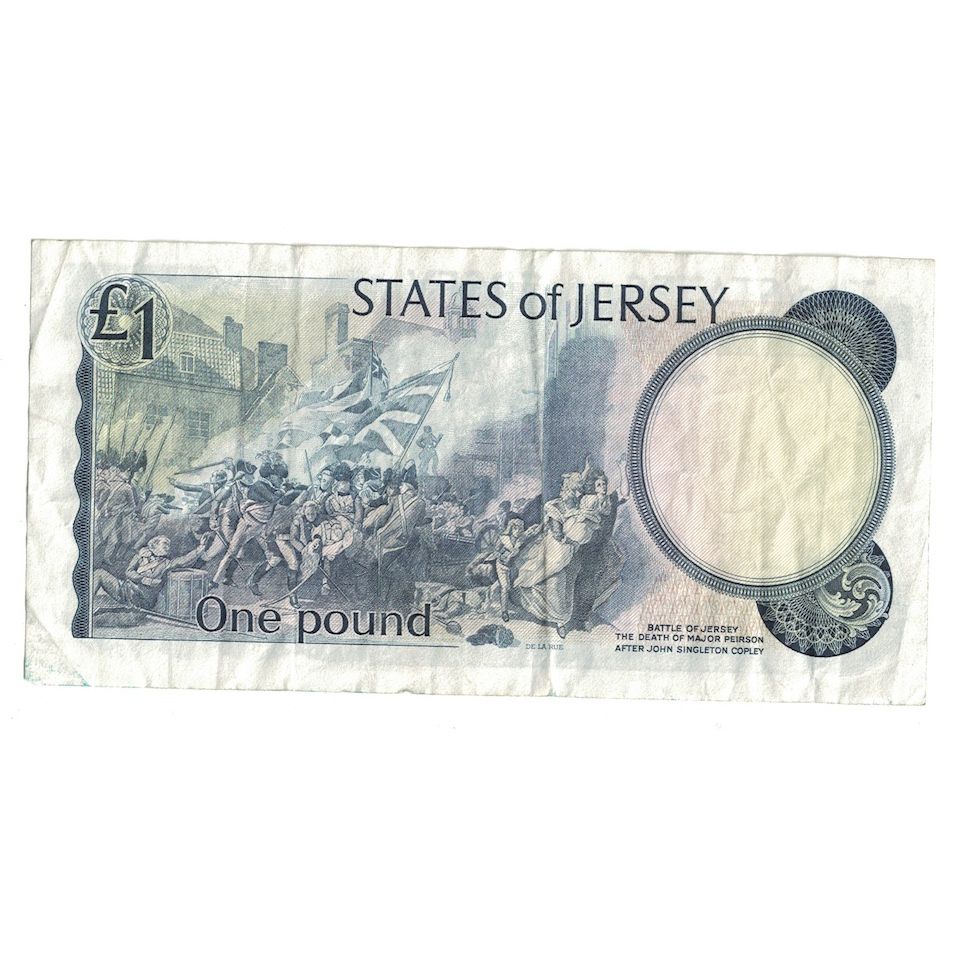 Banknote, Jersey, 1 Pound, Undated (1976-1988), KM:11b, EF(40-45)