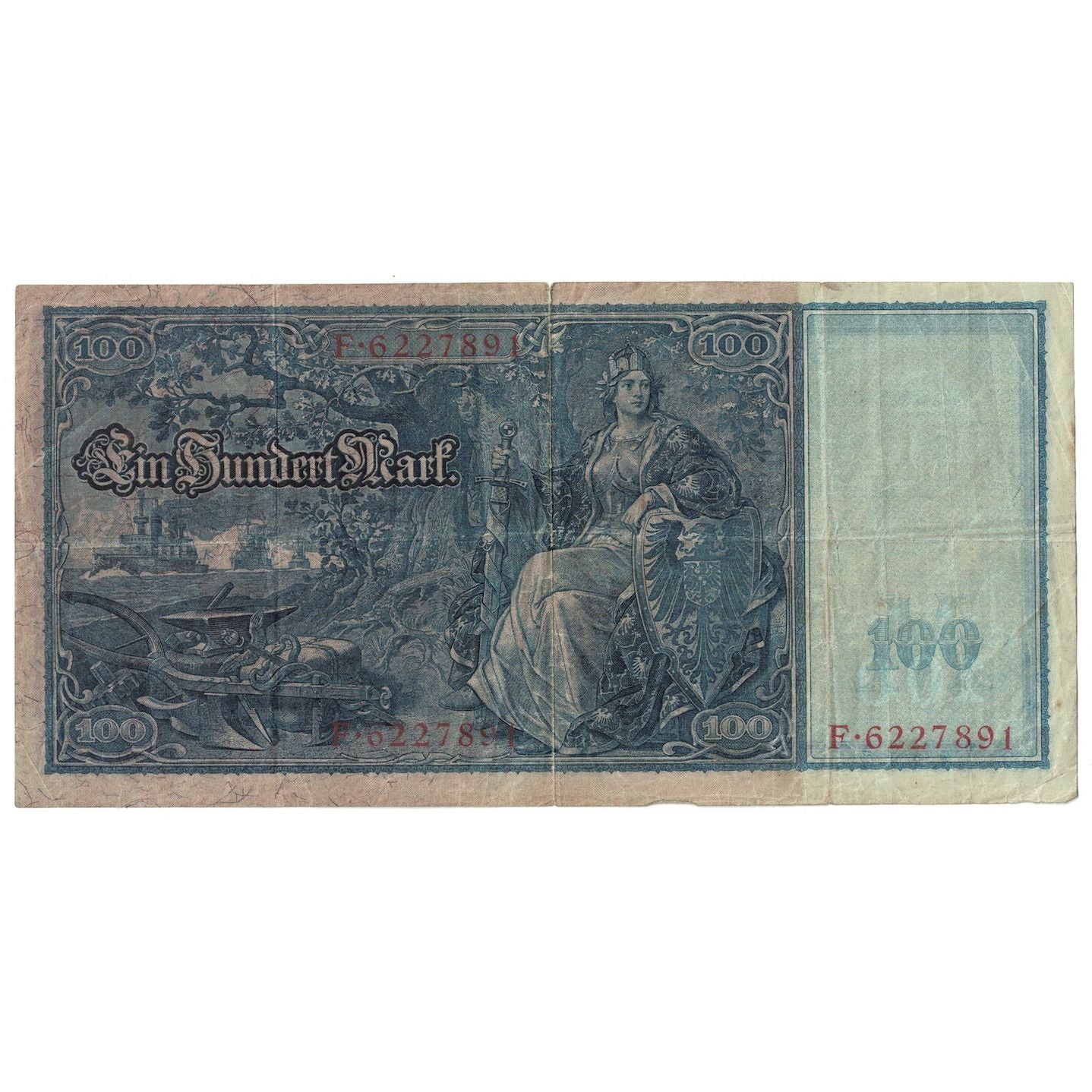 Banknot, Niemcy, 1000 Mark, 1910, KM:44b, VF(30-35)