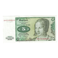 Billete, 5 Deutsche Mark, 1960, ALEMANIA - REPÚBLICA FEDERAL, 1960-01-02