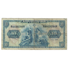 Banknote, GERMANY - FEDERAL REPUBLIC, 10 Deutsche Mark, 1949, 1949-08-22