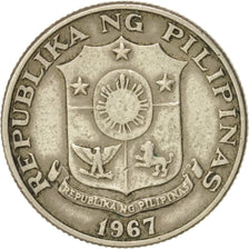 Philippines, 25 Sentimos, 1967, VF(30-35), Copper-Nickel-Zinc, KM:199