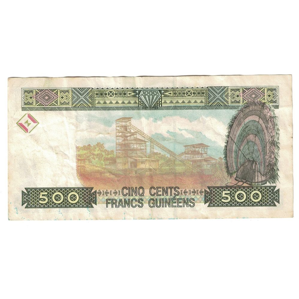 Banconote, Guinea, 500 Francs, 1960, 1960-03-01, KM:36, BB+