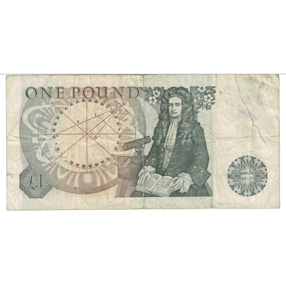 Banknote, Great Britain, 1 Pound, Undated (1978-80), KM:377a, VF(20-25)