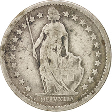 Coin, Switzerland, 2 Francs, 1878, Bern, VF(20-25), Silver, KM:21
