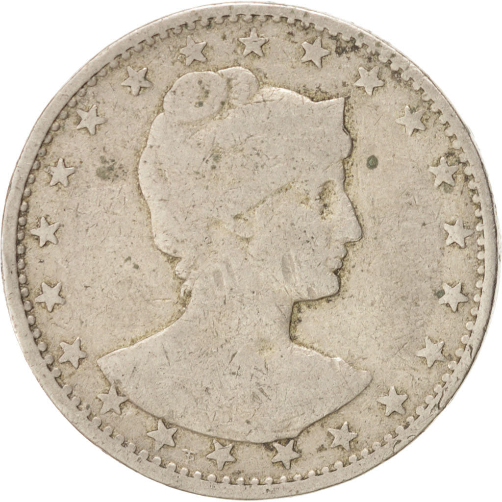 Brazil, 400 Reis, 1901, VF(20-25), Copper-nickel, KM:505
