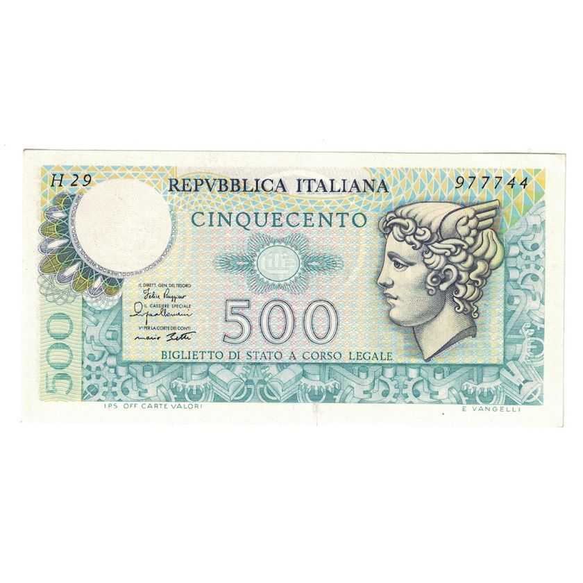 Banknot, Włochy, 500 Lire, 1979, KM:94, UNC(64)