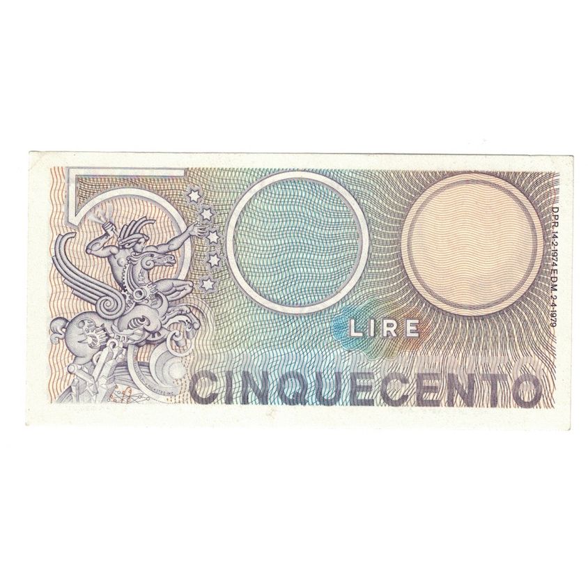 Banknot, Włochy, 500 Lire, 1979, KM:94, UNC(64)
