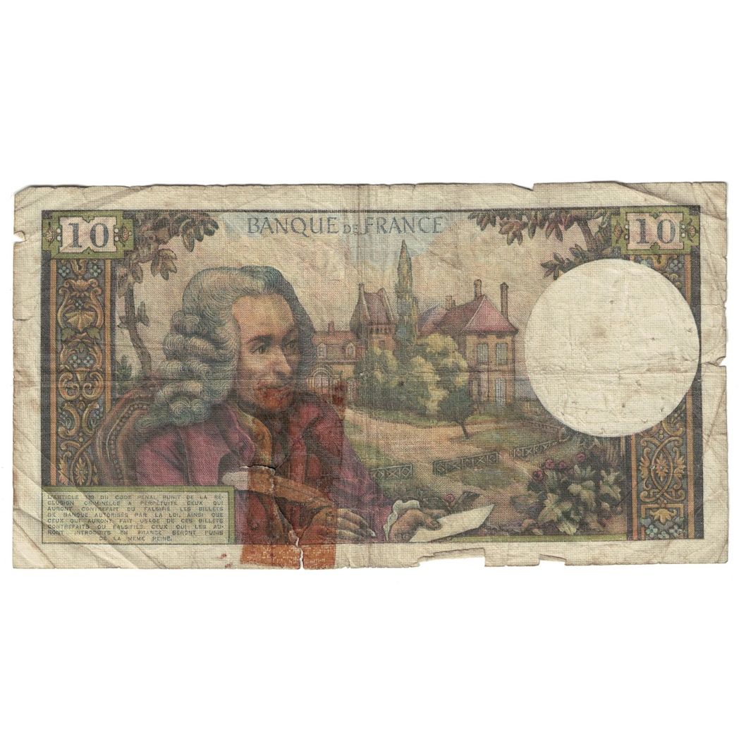 Frankreich, 10 Francs, Voltaire, 1966, B.259, SGE, Fayette:62.22, KM:147b