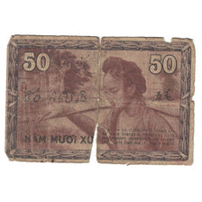 Billet, Indochine française, 50 Cents, Undated (1939), KM:87c, B