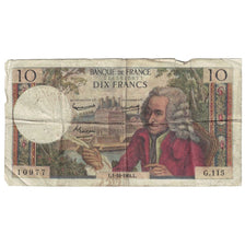 Frankrijk, 10 Francs, Voltaire, 1964, G.115, TB, Fayette:62.11, KM:147a