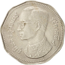 Thailand, Rama IX, 5 Baht, 1972, AU(50-53), Copper-nickel, KM:98