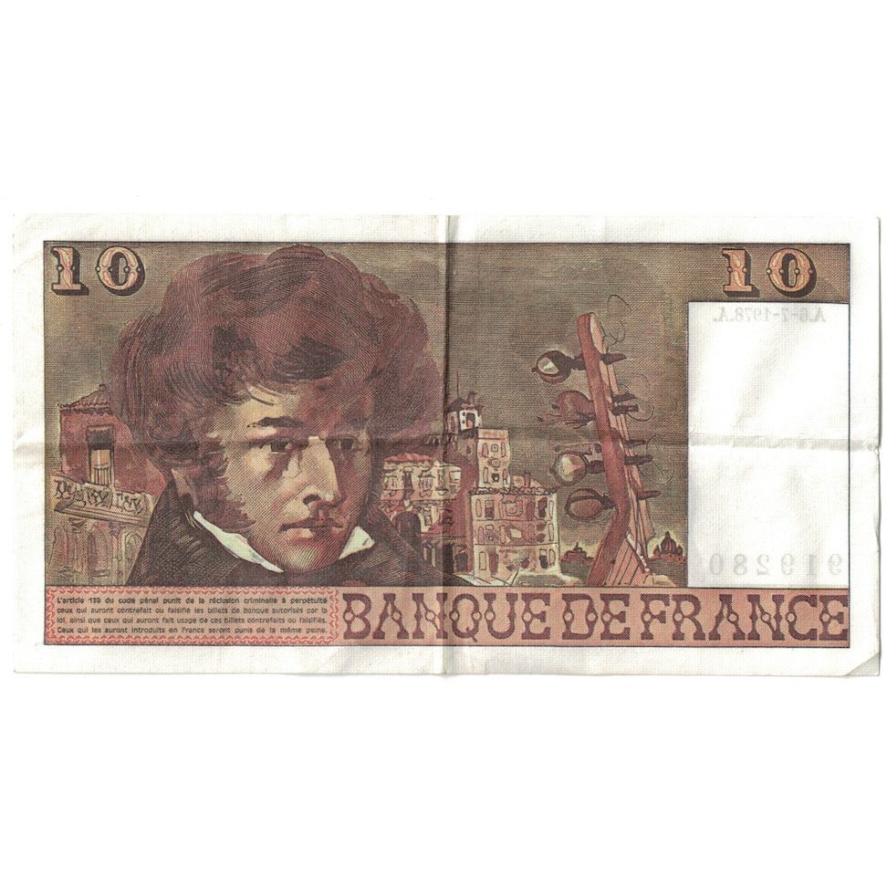 Frankreich, 10 Francs, Berlioz, 1978, E.304, SS+, Fayette:63.24, KM:150c