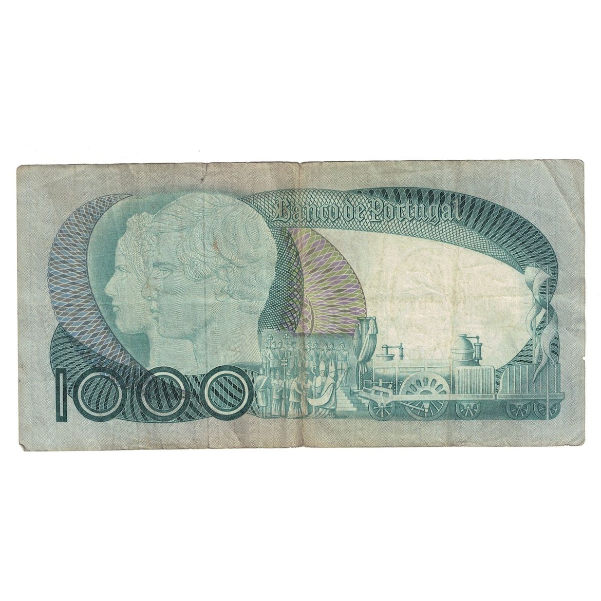 Biljet, Portugal, 1000 Escudos, 1980, 1980-09-16, KM:175b, TB+