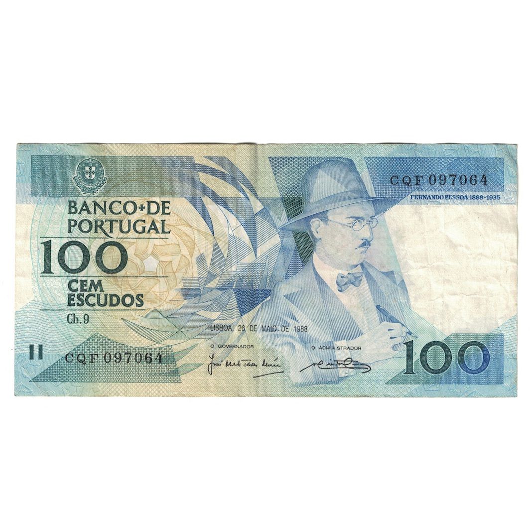 Banknote, Portugal, 100 Escudos, 1988, 1988-05-26, KM:179e, EF(40-45)