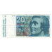 Nota, Suíça, 20 Franken, 1987, KM:55g, AU(50-53)