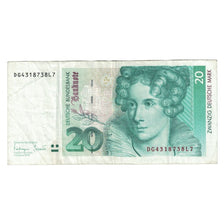 Banknote, GERMANY - FEDERAL REPUBLIC, 20 Deutsche Mark, 1993, 1993-10-01