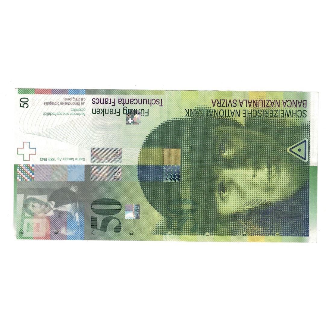 Banknote, Switzerland, 50 Franken, 1994 (1995), KM:70, AU(50-53)