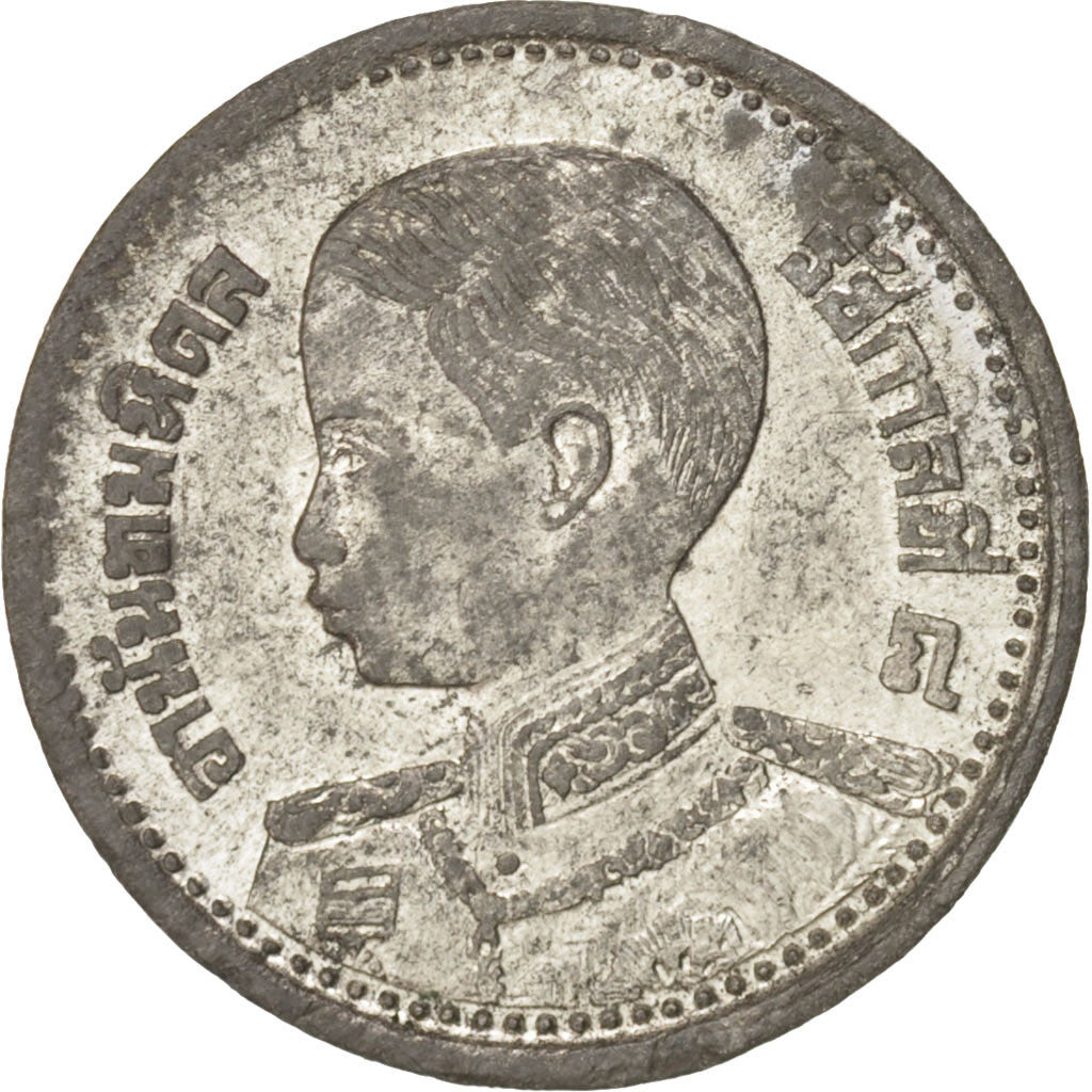 Thailand, Rama IX, 10 Satang, 1946, AU(55-58), Tin, KM:65