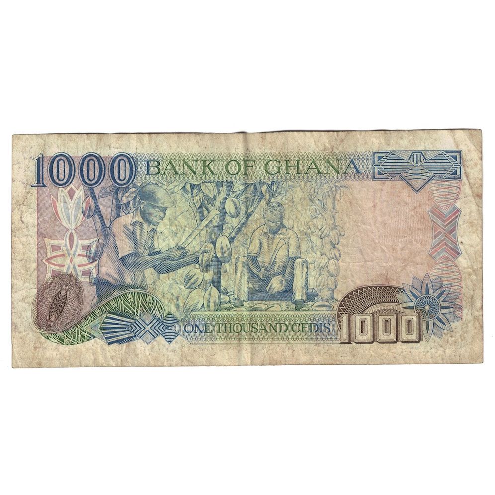 Banknote, Ghana, 1000 Cedis, 1996, 1996-12-05, KM:32a, VF(20-25)