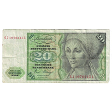 Banknote, GERMANY - FEDERAL REPUBLIC, 20 Deutsche Mark, 1980, 1980-01-02