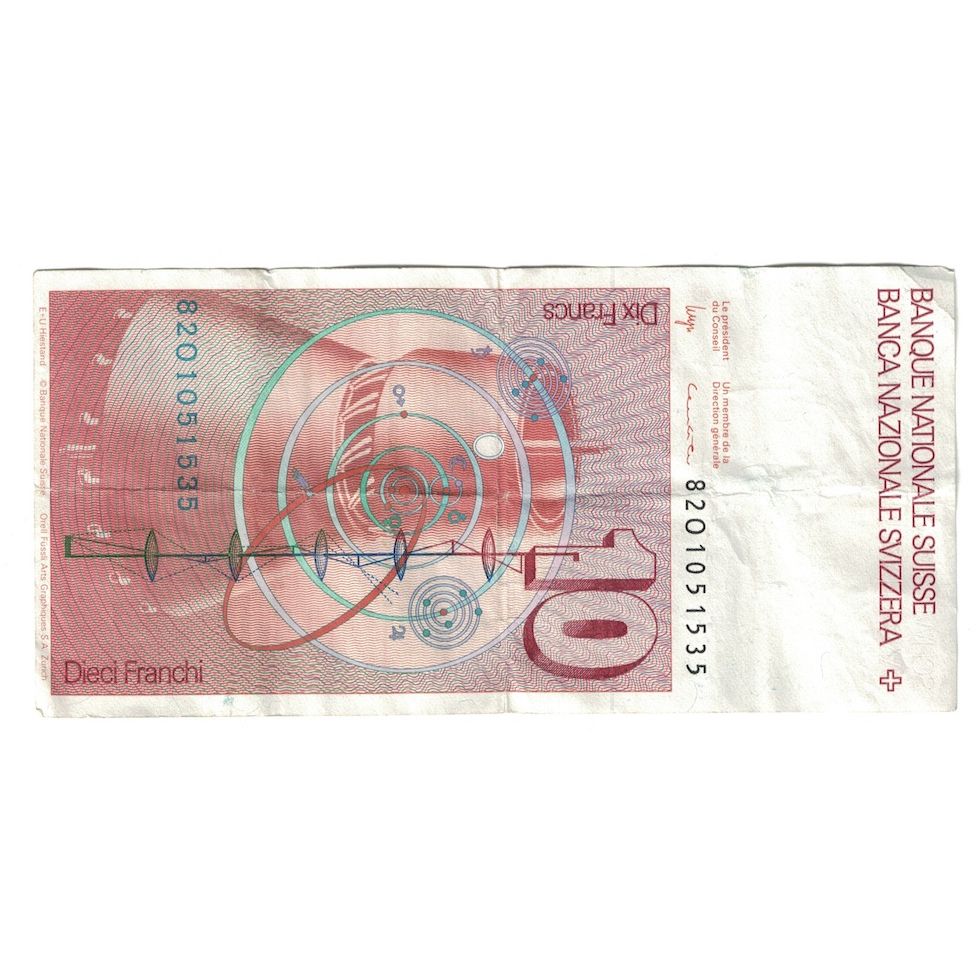 Banknote, Switzerland, 10 Franken, 1981, KM:53c, VF(30-35)