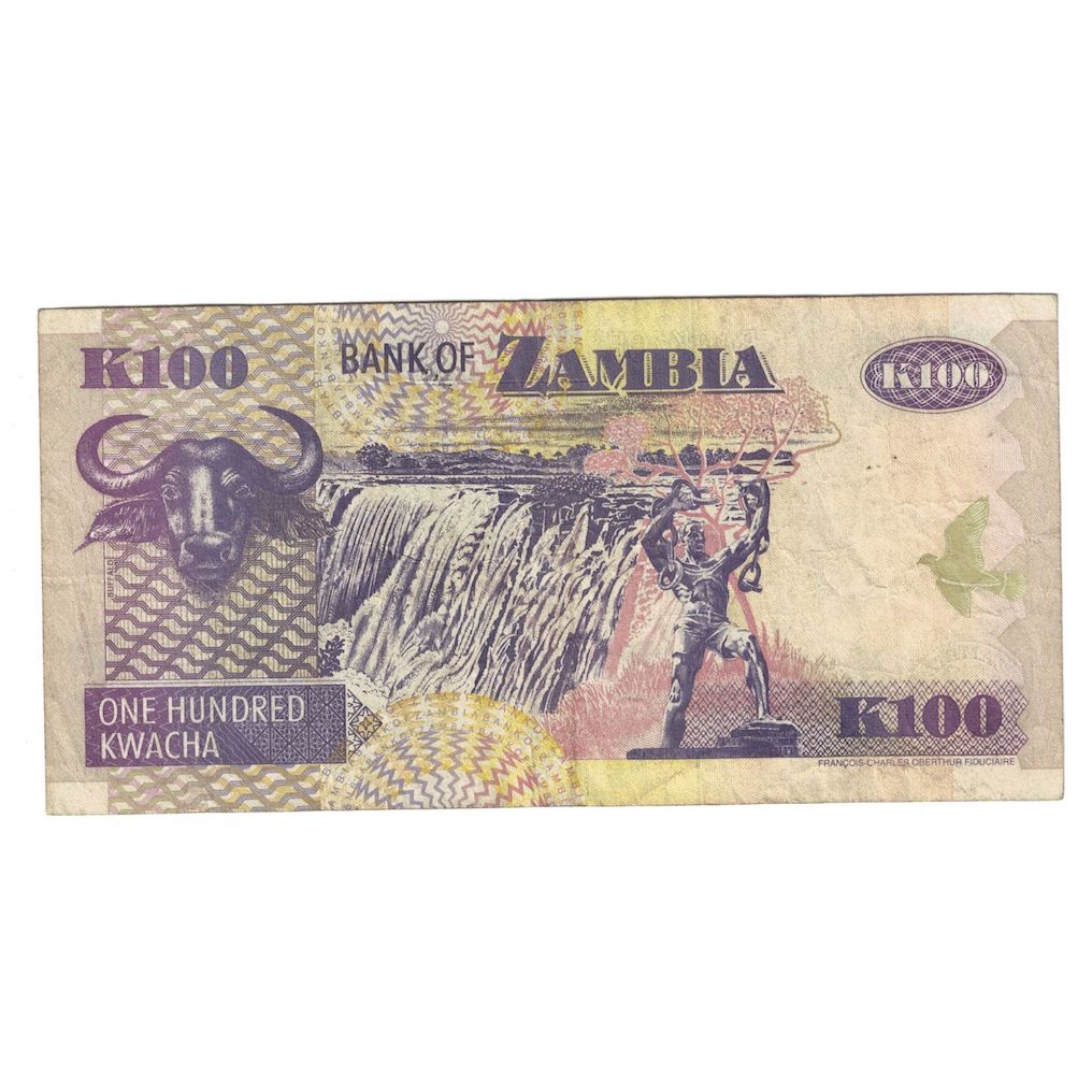 Banknote, Zambia, 100 Kwacha, 2006, KM:38f, VF(20-25)