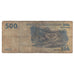 Billete, 500 Francs, 2002, República Democrática de Congo, 2000-01-04, KM:96a