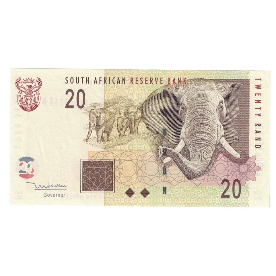 Billet, Afrique du Sud, 20 Rand, 1999, KM:124b, SPL