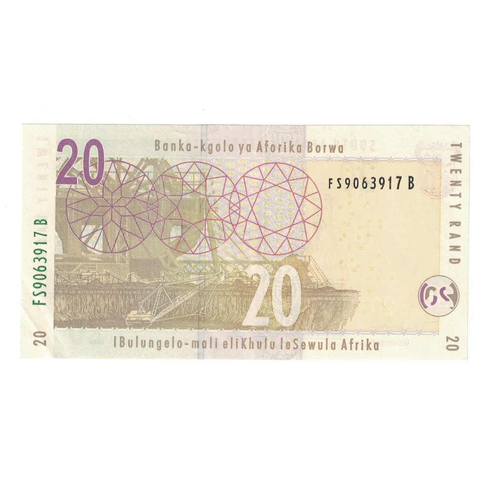 Billet, Afrique du Sud, 20 Rand, 1999, KM:124b, SPL