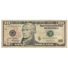 Banknote, United States, Ten Dollars, 2004A, Boston, KM:4770, VF(20-25)