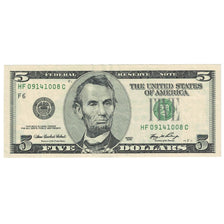 Geldschein, Vereinigte Staaten, Five Dollars, 2006, ATLANTA, KM:4862, UNZ-