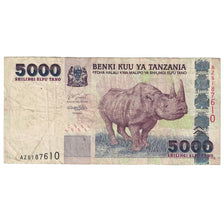 Banknote, Tanzania, 5000 Shilingi, Undated (2003), KM:38, VF(20-25)