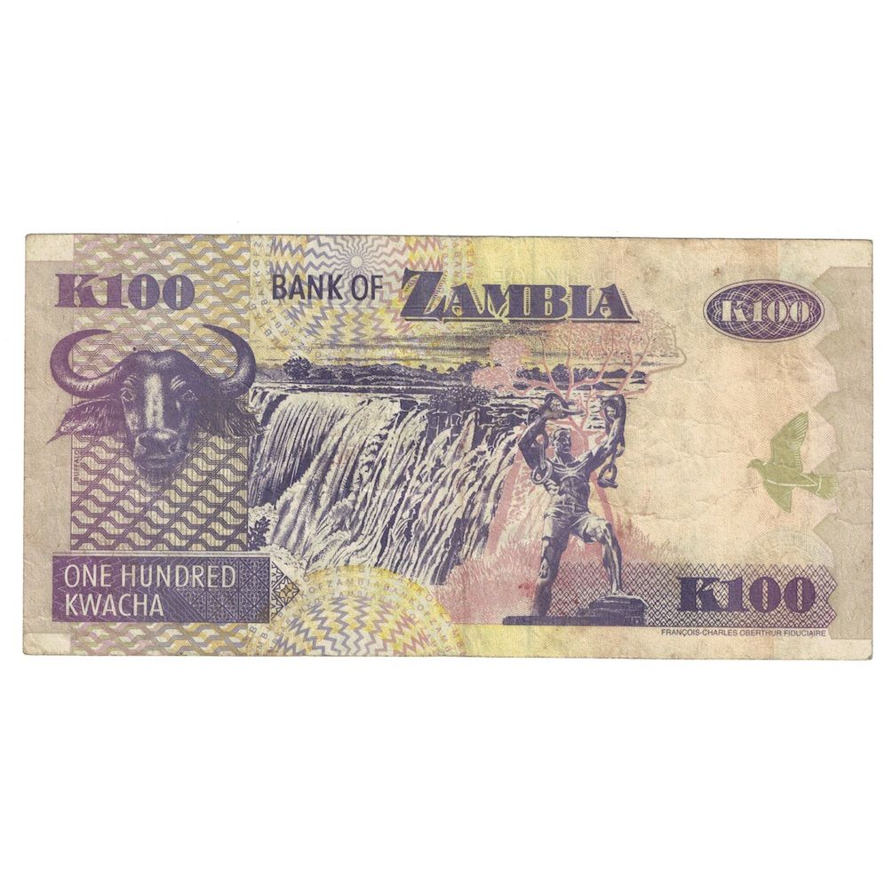Banknot, Zambia, 100 Kwacha, 2006, KM:38f, EF(40-45)