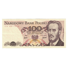 Geldschein, Polen, 100 Zlotych, 1976, 1976-05-17, KM:143b, SS+
