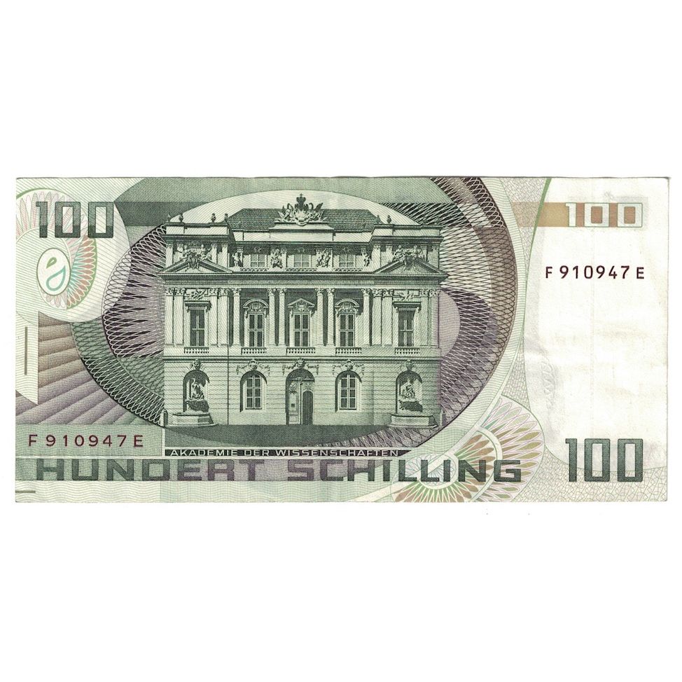 Geldschein, Österreich, 100 Schilling, 1984, 1984-01-02, KM:150, VZ