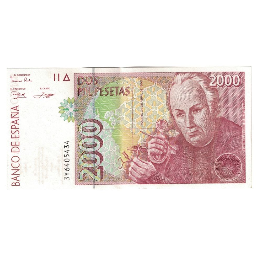 Banknote, Spain, 2000 Pesetas, 1992-1996, KM:164, UNC(63)