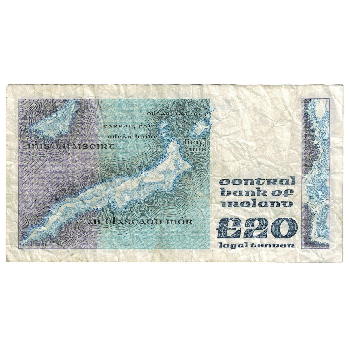 Banknote, Ireland - Republic, 20 Pounds, 1987, 1987-08-12, KM:73c, VF(20-25)