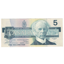 Billete, 5 Dollars, 1986, Canadá, KM:95b, SC