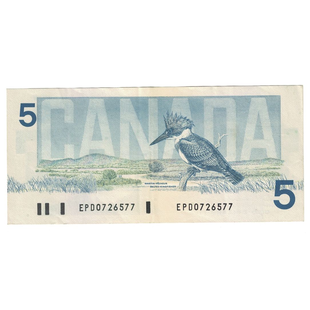 Billete, 5 Dollars, 1986, Canadá, KM:95b, SC