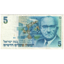Banknote, Israel, 5 New Sheqalim, 1985, KM:52a, VF(30-35)